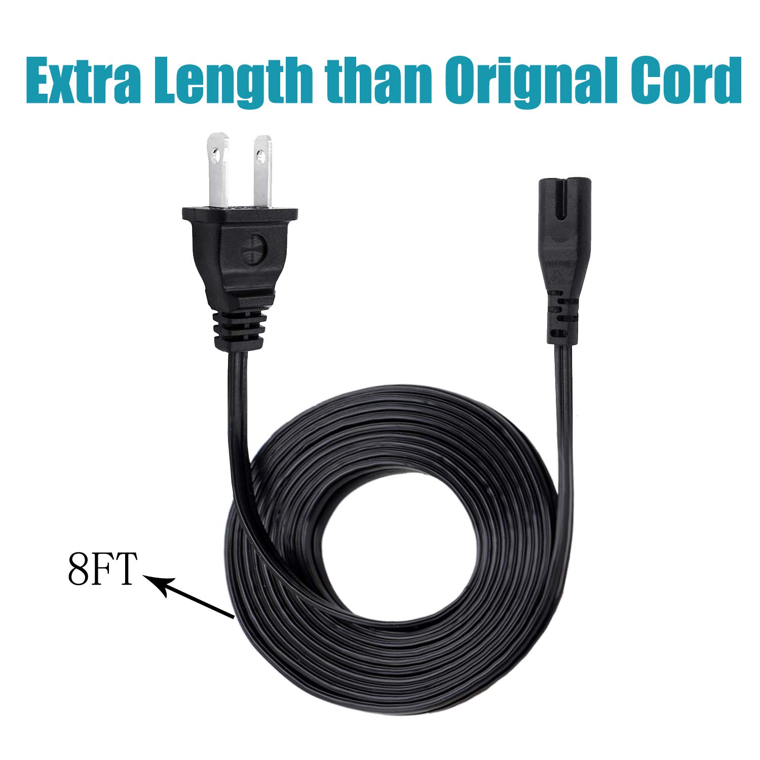 Amazon.com: 2 Prong Power Cord Replacement for Brother Thermal