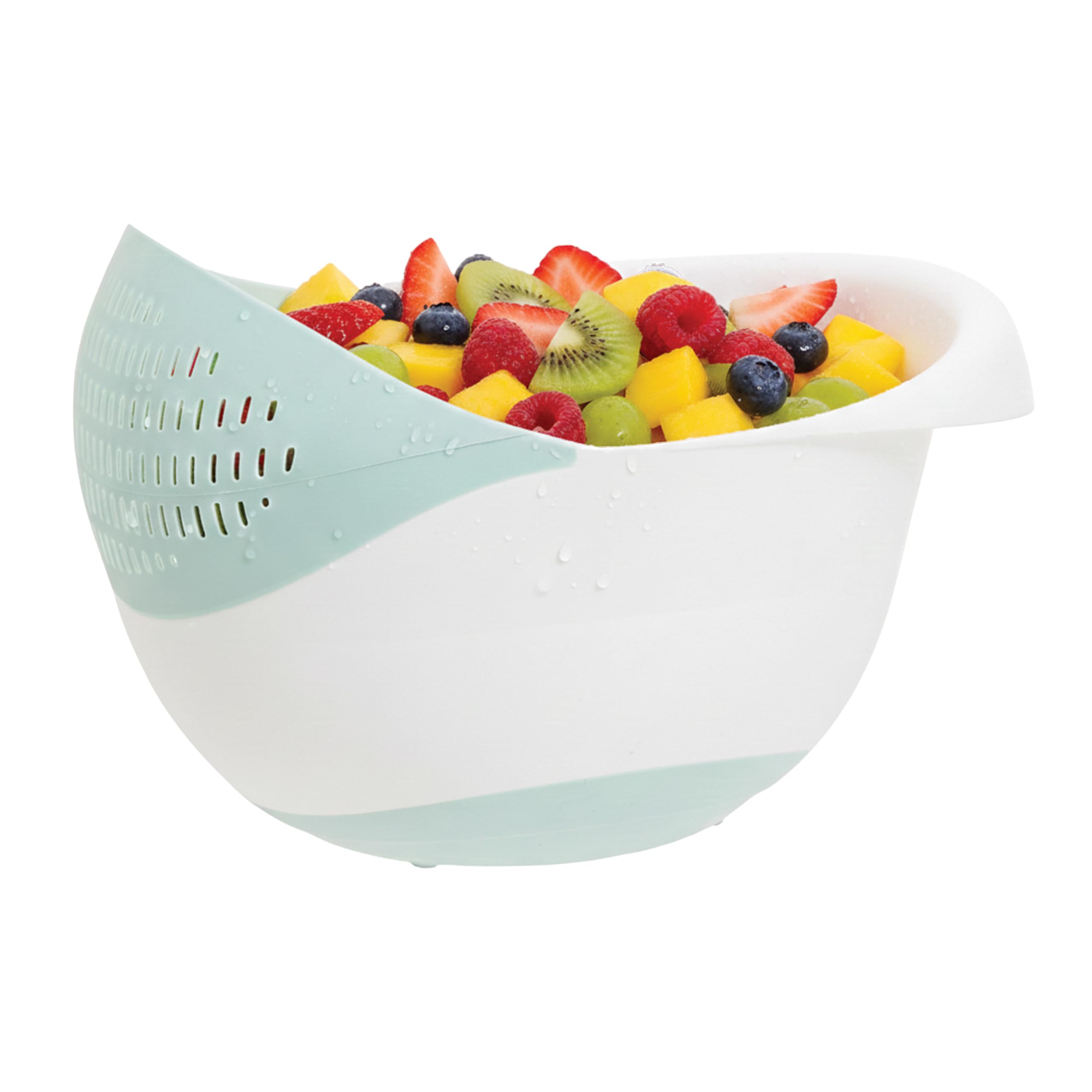 Premier Housewares Green And White Strainer