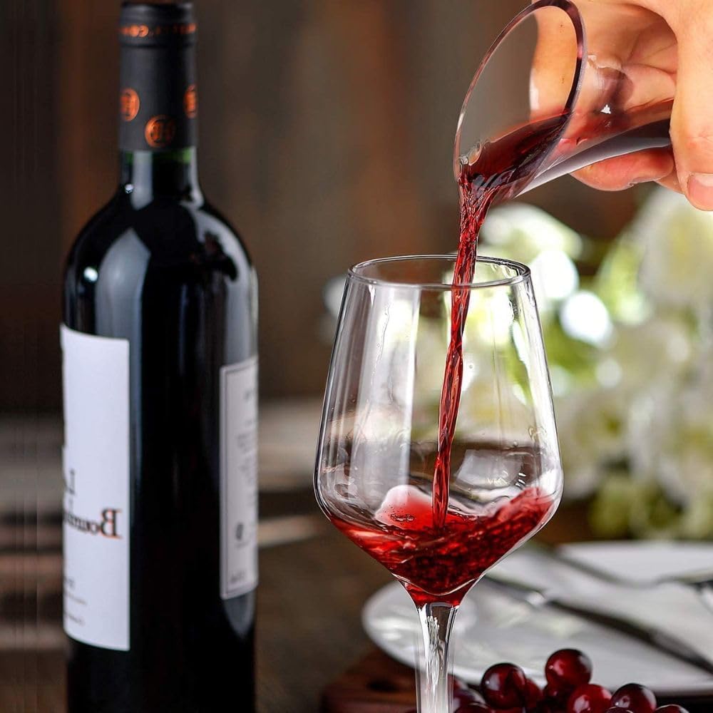 OCEANO Decanter Vino Caraffa per Decantare Areare Vino Rosso Vetro Trasparente Travaso Elegante Moderno Versatore per Serate Feste Idea Regalo Papà (Decanter, 1.78)