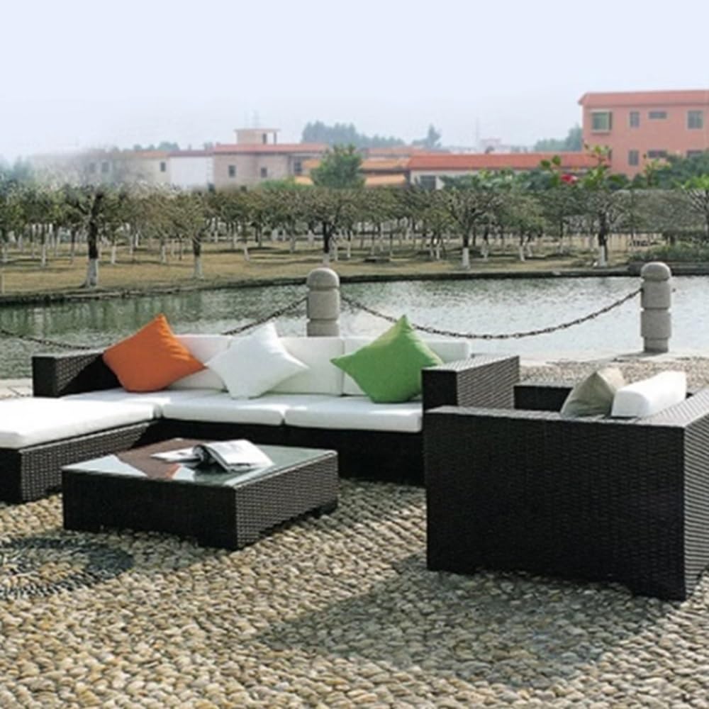 Materiale di riparazione in vimini da 0,8 cm, kit di riparazione in rattan PE da 500 g tessitura in vimini piatto for sedia giardino, divano, cestino fai da te, circa 196 piedi(Coffee Gradient)