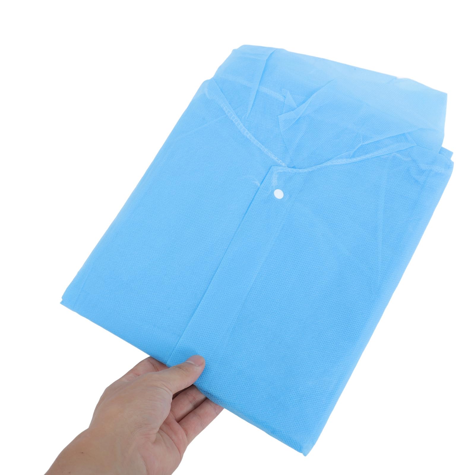 Sosoport 10pezzi Camici Monouso Laboratorio Blu Non Tessuto, Leggeri e Facili da Indossare, Vestibilità 3xl per Ambienti di Lavoro Protetti