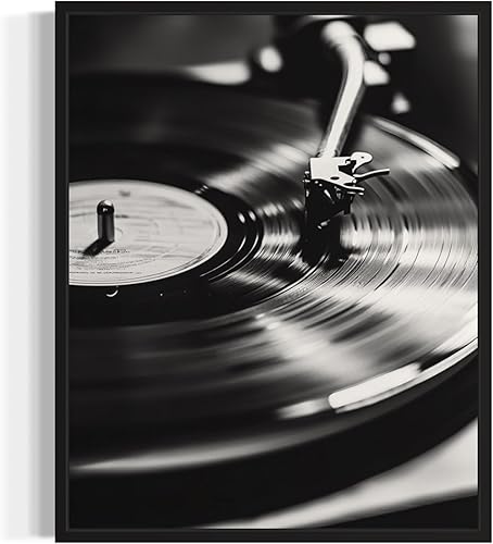 Miniatura 14 de Boombox - Póster musical musical instrumental para pared, color blanco y negro, fotografía, arte musical, dormitorio u oficina, sala de estar,