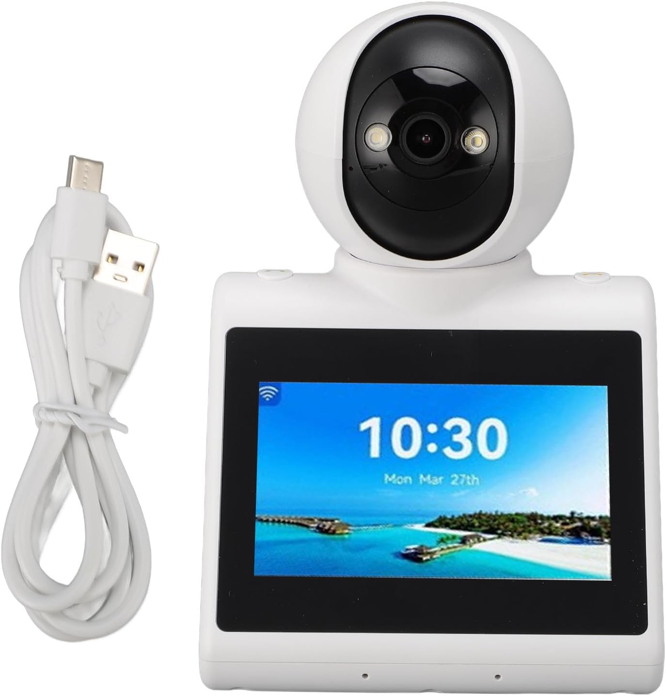 EBTOOLS Smart Camera connected to a power cable