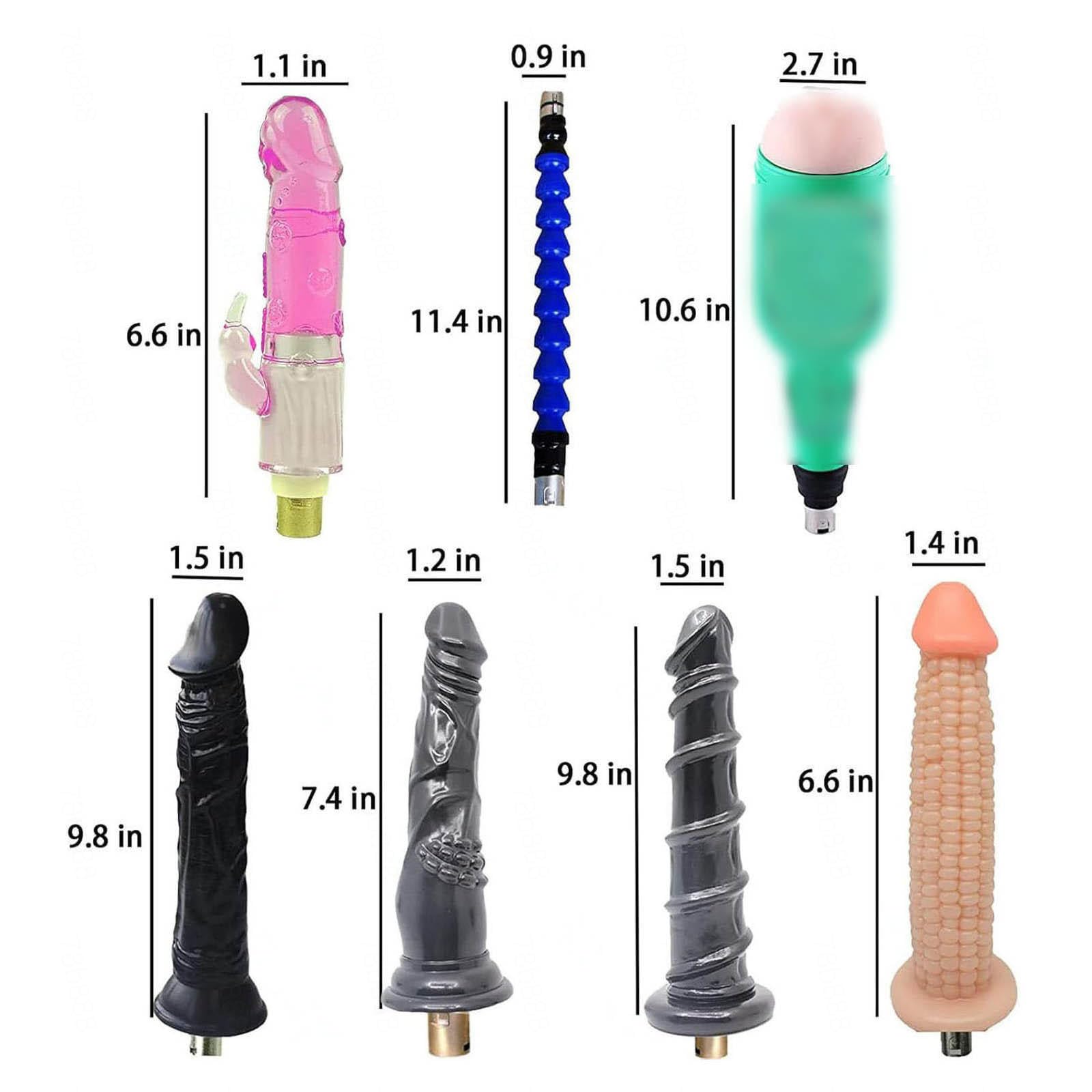 Accessori Macchina Del Piacere Sessuale Sex Machine Accessori,#6 | Adatto Tre Fori Sexmachine Durevole e Facile Da Usare,#6