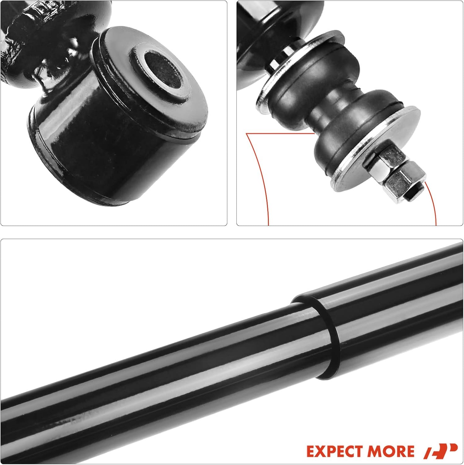 A-Premium Rear Pair (2) Shock Absorber Compatible with Ford F-150 1997-2003, F-150 Heritage 2004, RWD Only, Driver and Passenger Side