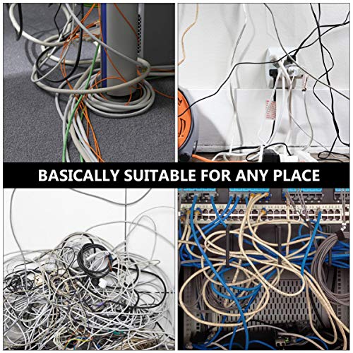 TEHAUX 100Pcs Montamentos Zip Tie Multi- Function Tie Tie Auto Adesivo Titular de Gravata Profission