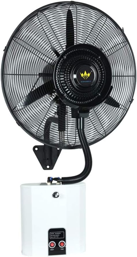 PIGE Niebla Ventilador de pulverización Industrial Ventilador centrífugo de Pared Ventilador de atomización Cabezal de Sacudida Ventilador Protección de cifrado Red Ventilador de Aire Acondicionado