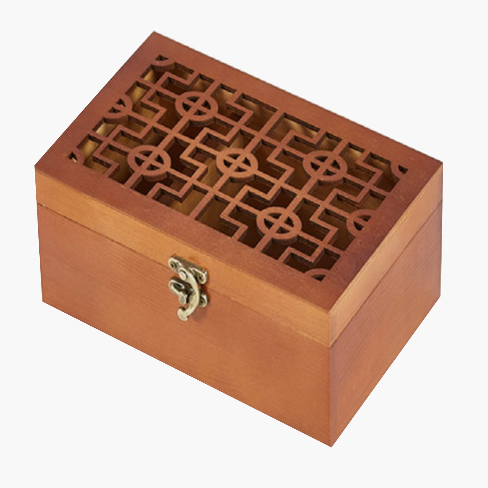 Pudełko do szycia, zestaw do szycia, drewniane pudełko do szycia, wysokiej jakości pudełko do przechowywania w stylu retro z litego drewna, odpowiednie dla początkujących, hobbystów, mężczyzn, kobiet