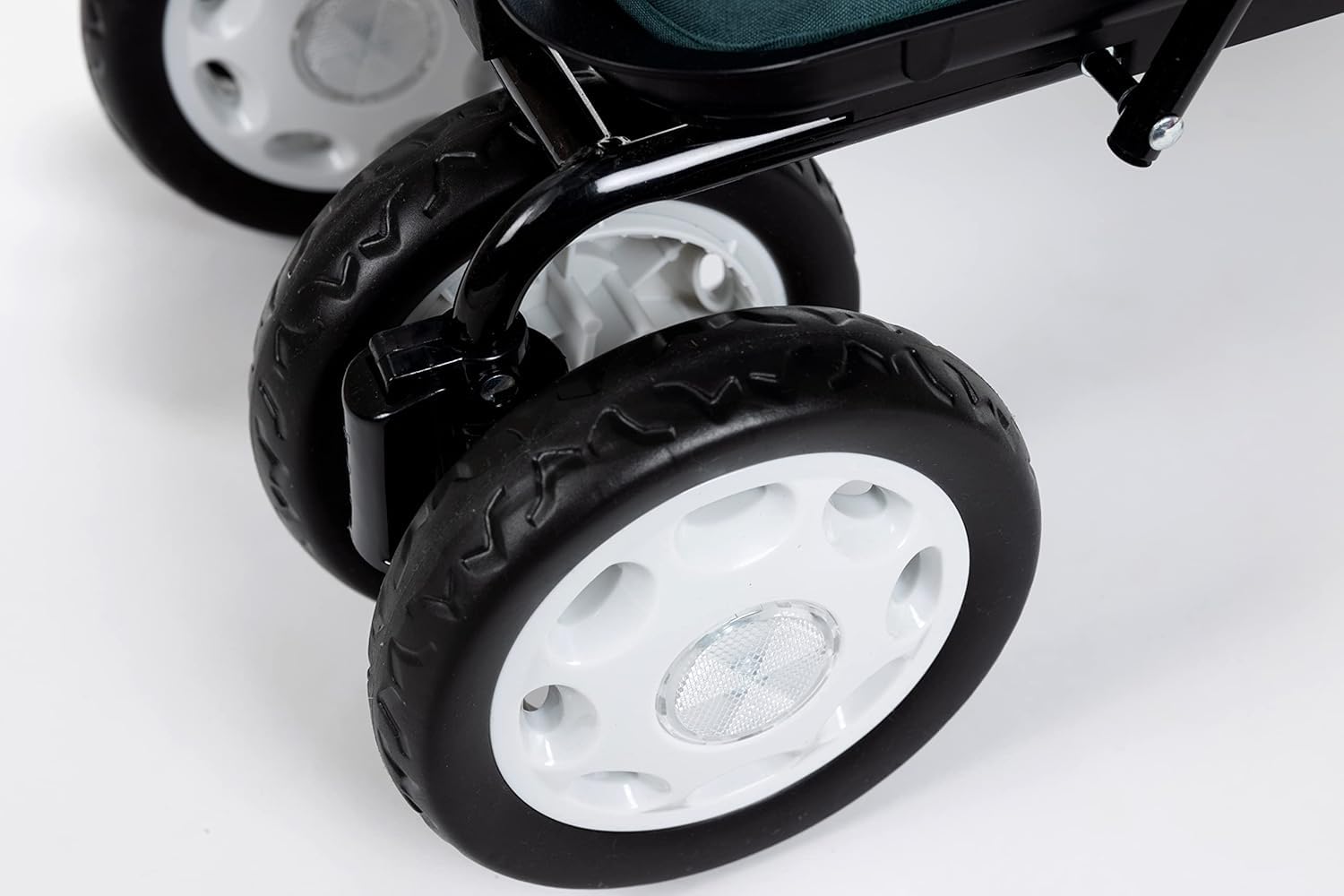 Carlett Andador y Carrito con Asiento Incorporado, Producto Médico Homologado EU, Manillar Regulable, Freno de Parking y Ruedas Ajustables 3 Posiciones, Robusto, Comfort Assist, Gris Claro