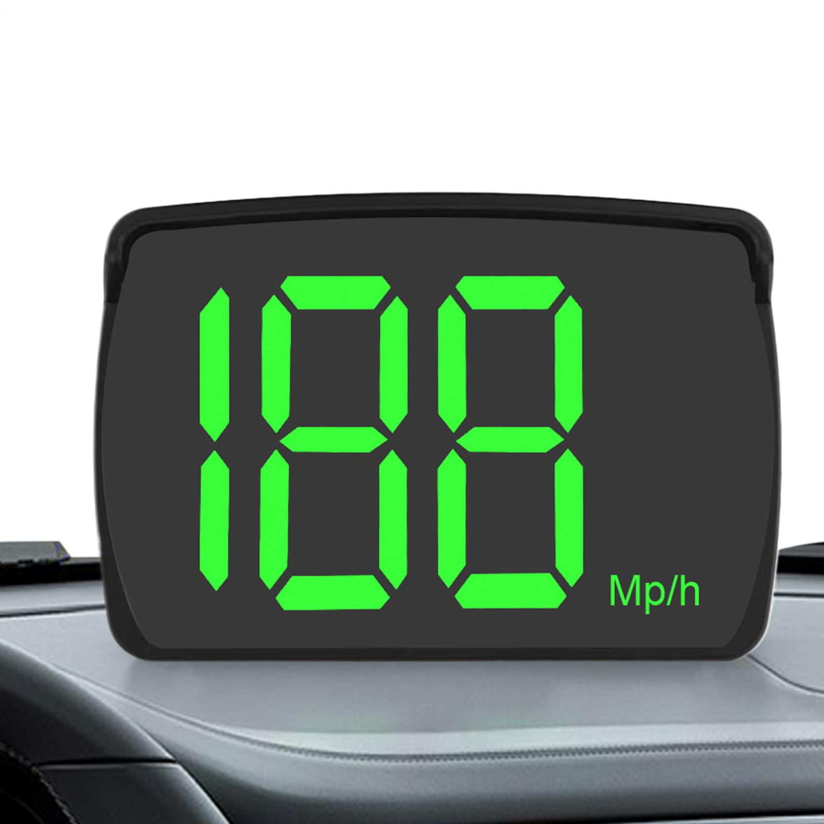 Visor de velocidad de coche, indicador de velocidad parabrisas, velocímetro digital GPS con MPH y KMH para coche, camión, golf, etc