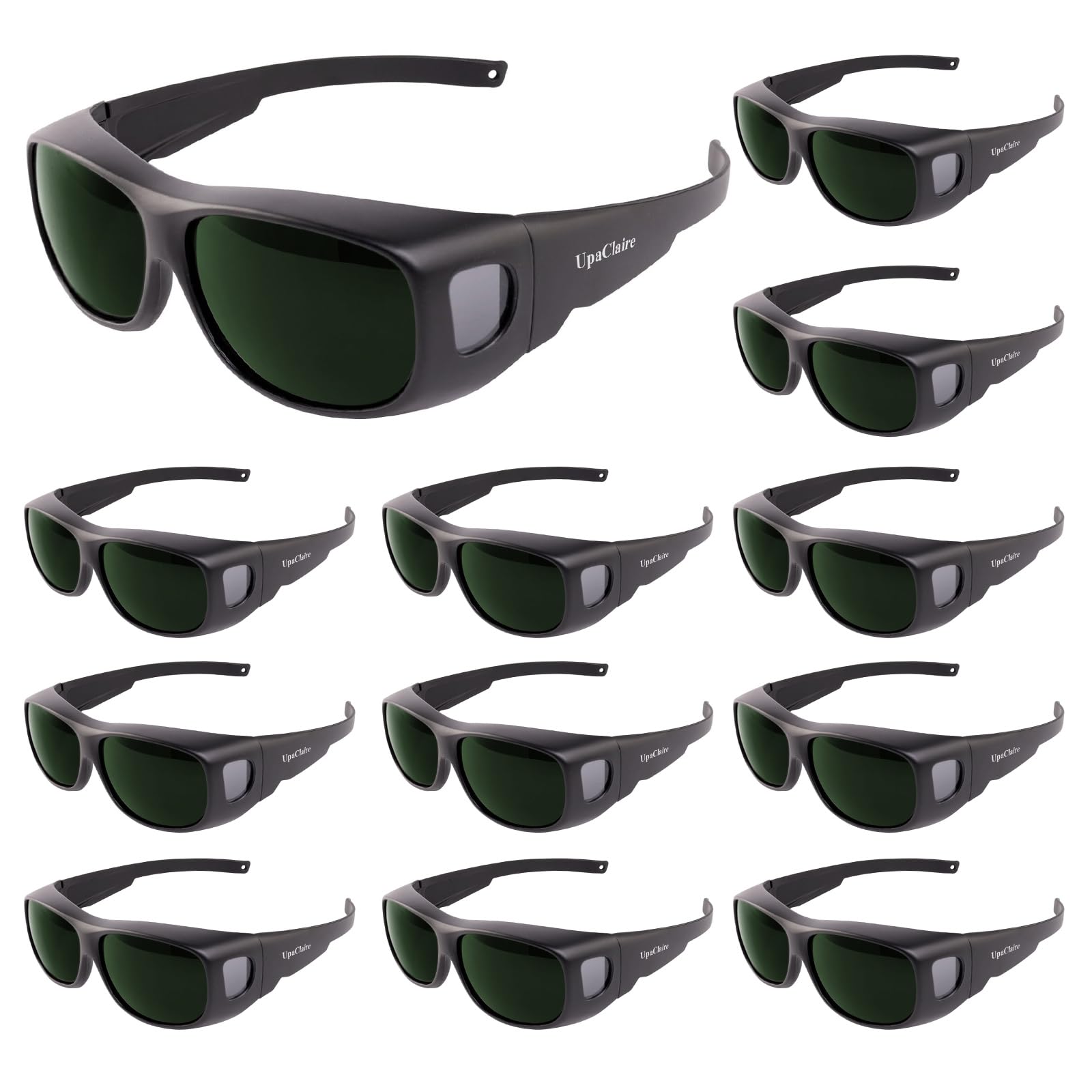 UpaClaire IPL Laser Safety Glasses 200nm-2000nm Protective Goggles Anti-Fog UV400 Protection OD5+ For Ipl Pulsed Light Hair Removal Beauty Therapy 12Pcs