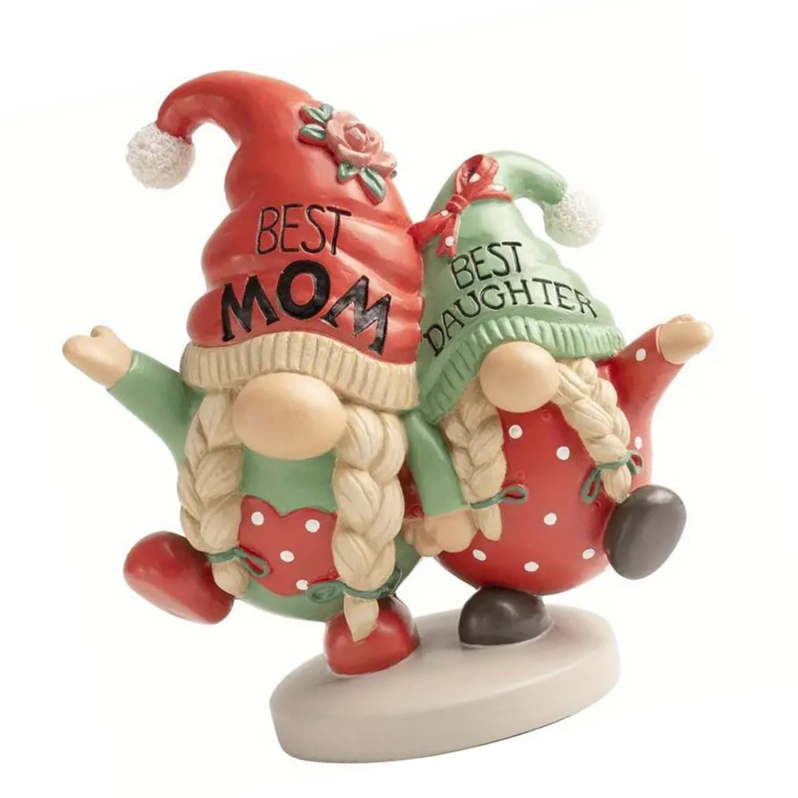 Garden Gnomes Statues Yard Decors Resin Garden Gnomes Sculpture Christmas Decoration for Yard Lawns Balcony Decorative Outdoor Statue