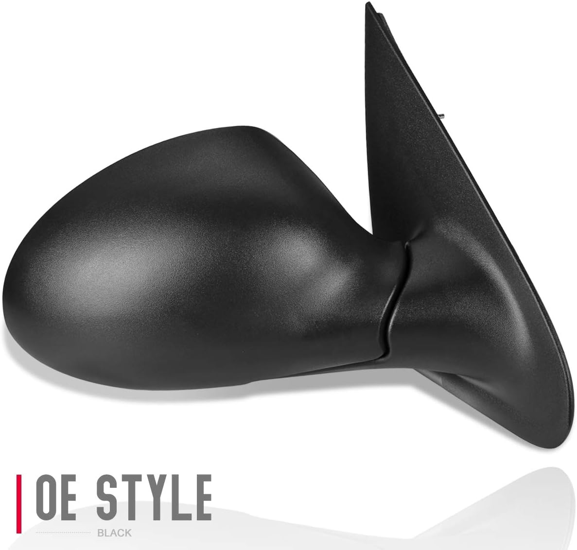 DNA Motoring OEM-MR-CH1321206 Factory Style Powered Adjustment Passenger Side View Door Mirror Compatible with 03-05 Neon