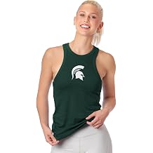 NCAA Womens Binding Tank Top, Sleeveless Athletic Fit, Racerback