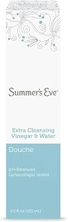 Summer's Eve Douche Extra Cleansing Vinegar and Water Cleanser for Women, 4.5 Ounce
