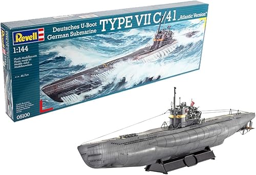 Submarino Typ VIIC41 de Revell of Germany modelo de plástico