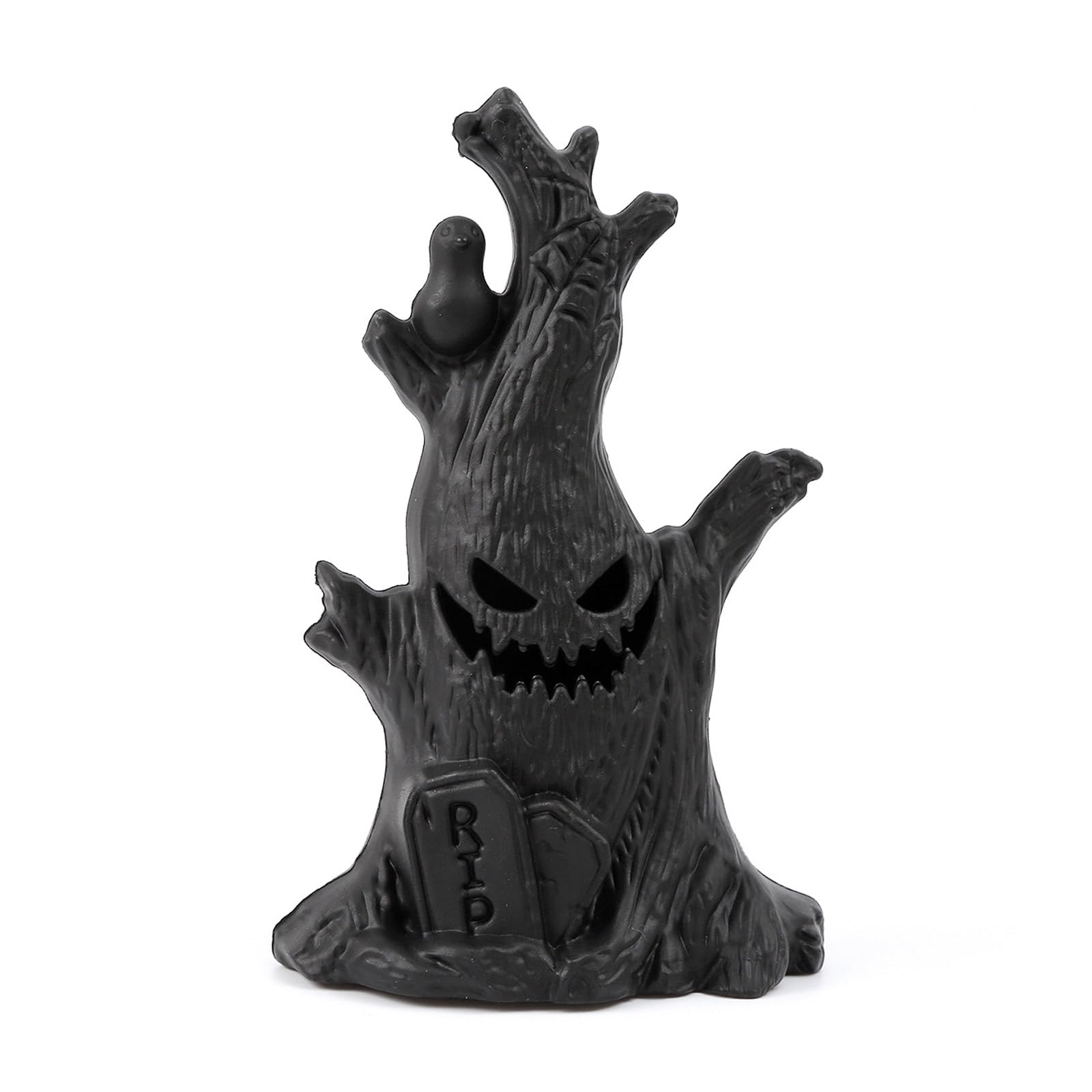 Jazuaiao Mysterious Specters Tree Stump Halloweens Light Up Decoration Portable Indoor Outdoor Party Centerpiece Halloweens Glowing Stump