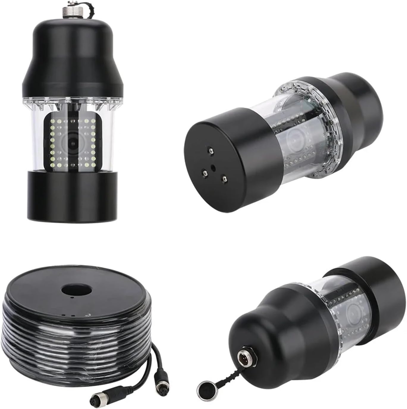 9 Inch DVR Recorder 20m Underwater Fishing Video Camera Fish Finder IP68 Waterproof 38 LEDs 360 Degree Rotating Camera(F8300DB-2L-20M)