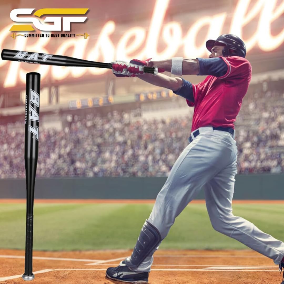 SGF Aluminium Base Ball Bat International Standards 30" Aluminium Baseball Bat Heavy Quality Non-Slip Aluminium Baseball Bat Metal Baseball Stick(Assorted Colour) (Multicolor, 30 INCH) 4