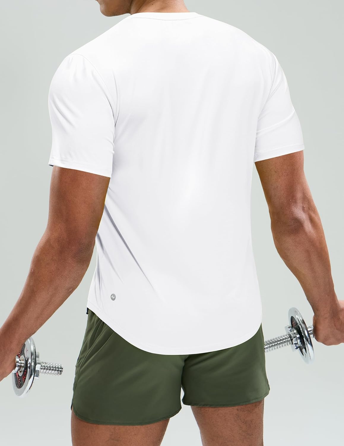 MIER Men's Workout T Shirts Dry Fit Short Sleeve Athletic Gym Running Lightweight Performance Tee Tops, Polyester, UPF 50+ - Image 3