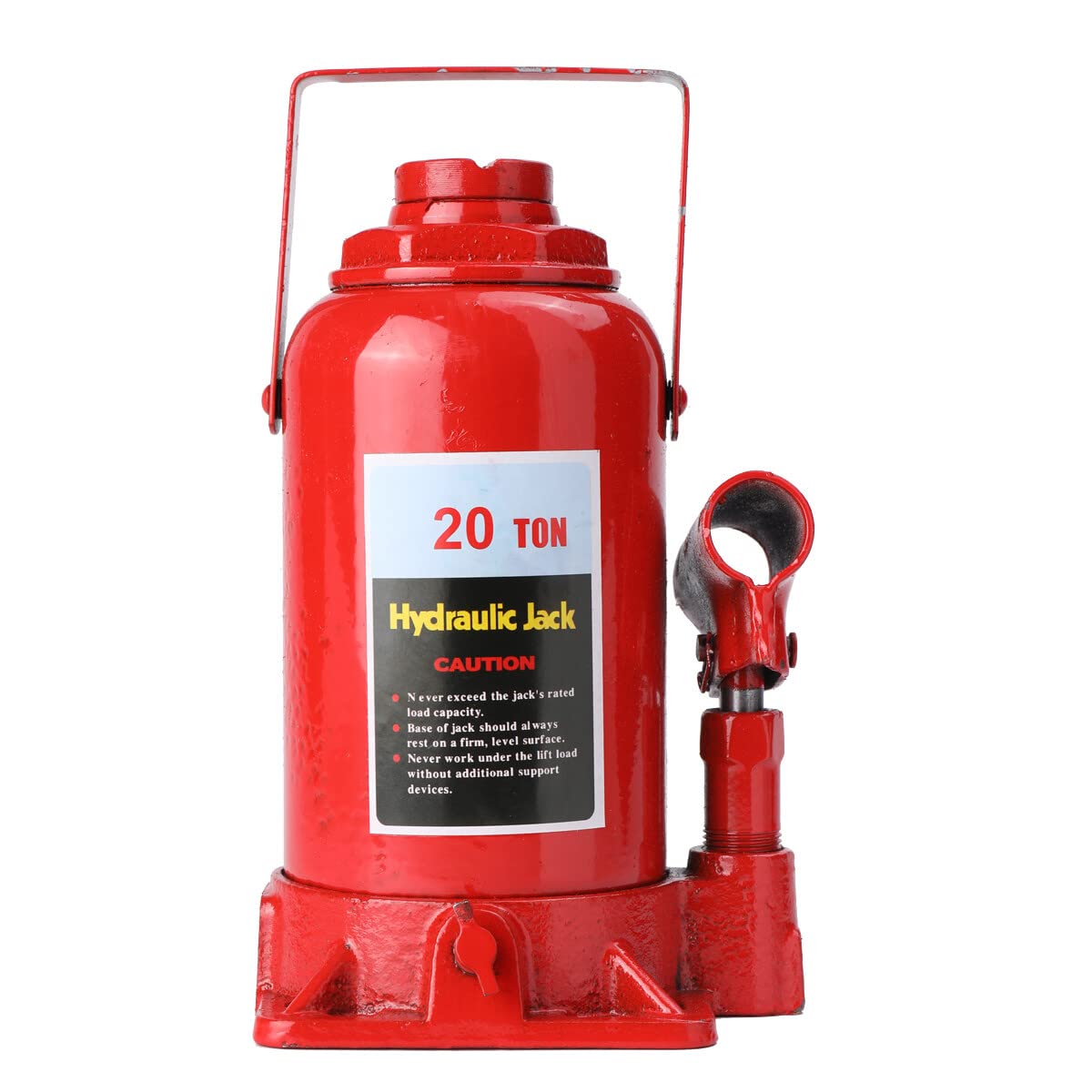 Cric Idraulico 20T Sollevatore a Bottiglia per Auto, Crick Idraulico Sollevatore Martinetto a Bottiglia, 20T Jack Bottiglia Trattori per Caravan Cambiamento Pneumatico,Altezza 22-41CM