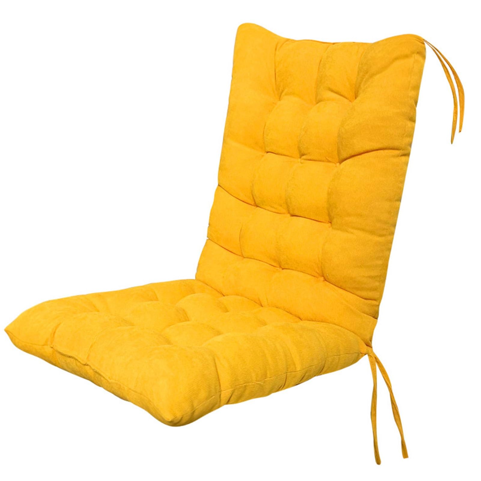 Cojines para Sillas 45x100cm con Resp - Suave Cojín para Salón y Terraza (Amarillo)