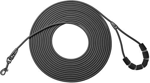 Correa larga impermeable para entrenamiento, resistente, correa larga para exteriores, correa duradera para perros de 5 pies, 10 pies, 20 pies, 30