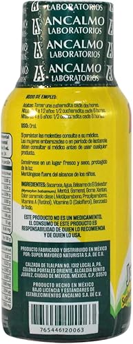 Miniatura 3 de Zorritone Jarabe para la tos  Jarabe supresor de la tos con sabor a menta con vitamina A, vitamina D3 y eucalipto para alivio rápido de la tos del