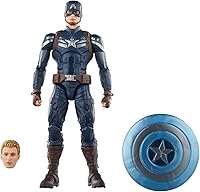 Vista 1 de Hasbro Marvel Legends Series Captain America, Captain America: The Winter Soldier Collectible 6 Inch Action Figures, Marvel Legends Action Figures