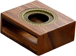 Wooden Teapot Warmer Heating Drinks Wave Decorative Tealight Holder Teapot Heater for Garden Camping Home Travel Party