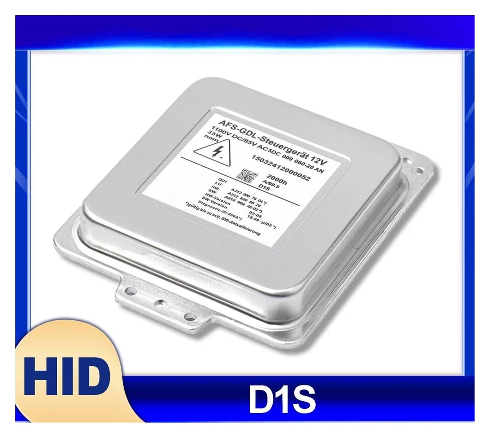 D1S Lichtsteuergerät 35W Xenon-Scheinwerfer-Vorschaltgerät 5DC009060-20 für E-Klasse und Kombi S212 (2009–2013)
