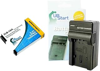 Samsung SLB-10A Digital Camera Battery and Charger Replacement (1050mAh, 3.7V, Lithium-Ion) - Compatible with Samsung WB250F, EX2F, WB200F, WB150F, WB800F, P1000, WB2100, WB850F, WB150, WB750, WB700