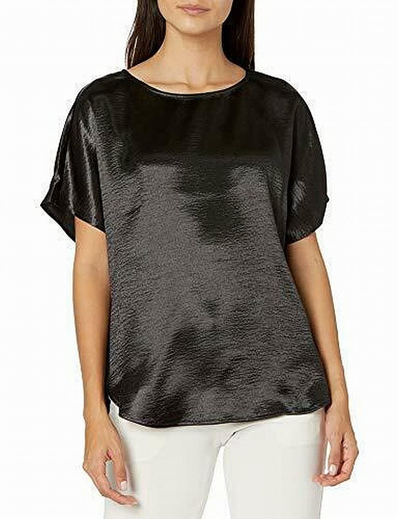 Anne Klein womens SHORT SLEEVE BLS Blouse