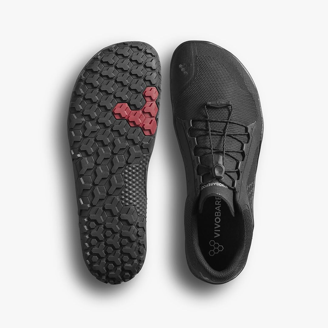 Vivobarefoot Uomo Primus Trail FG 3.5 Textile Synthetic Silver Birch Formatori