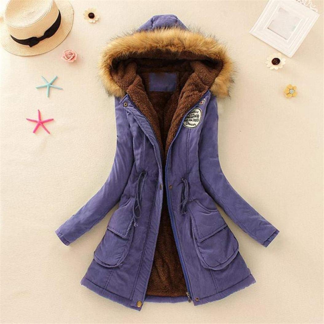 Invierno Mujeres Moda Informal más Gruesa Slim sólido Abajo Chaqueta Abrigo