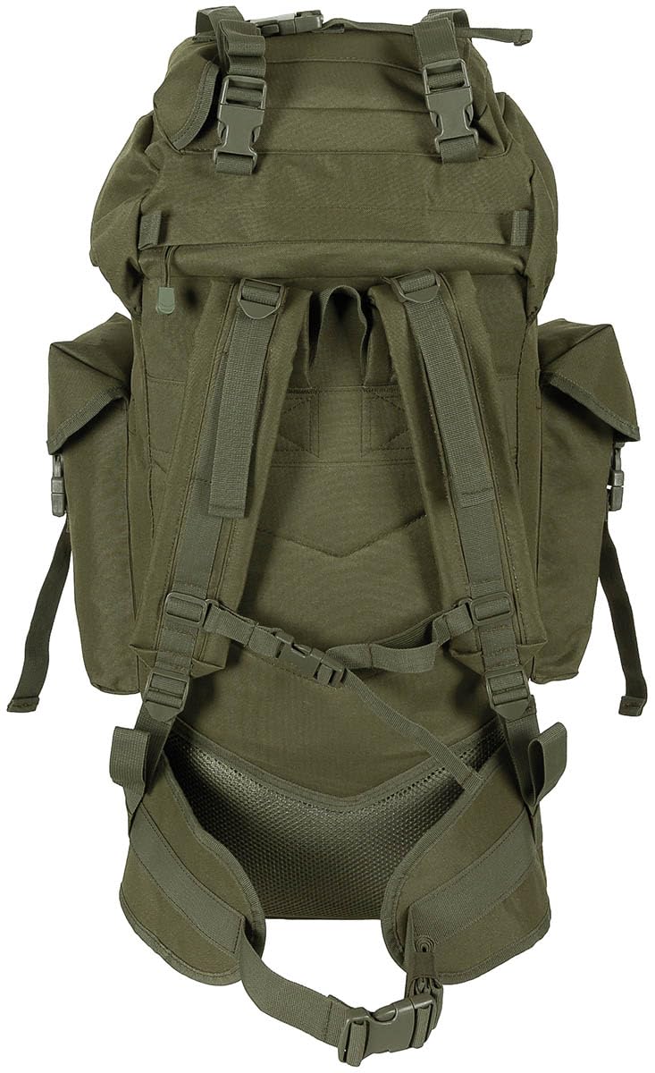 MFH BW Kampfrucksack, MOLLE, 65 l, Alu-Ausst. (grün)