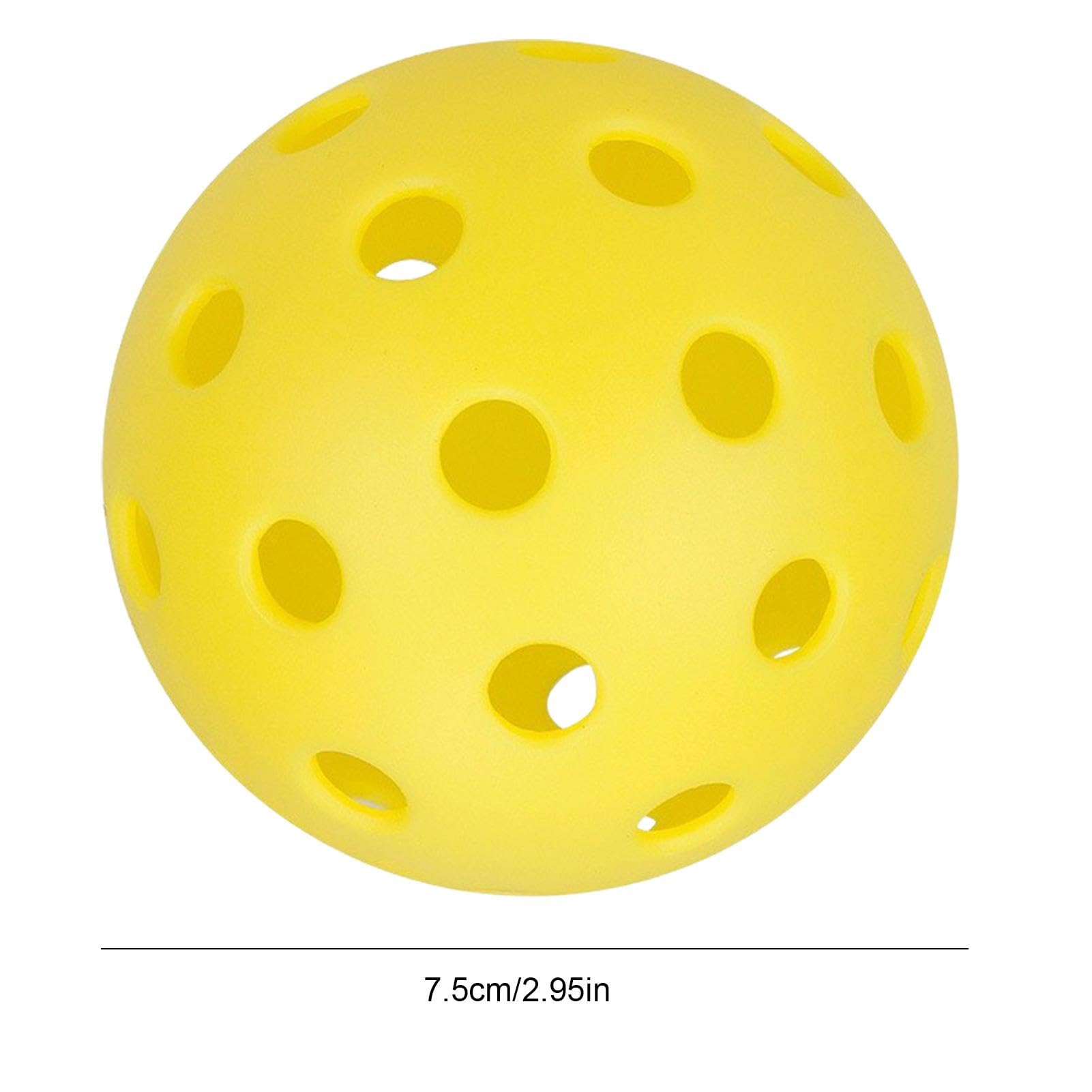Generisch Pickle Balls - Palline da pesca per esterni, con 26 fori, per allenamento amatoriale, gara e club