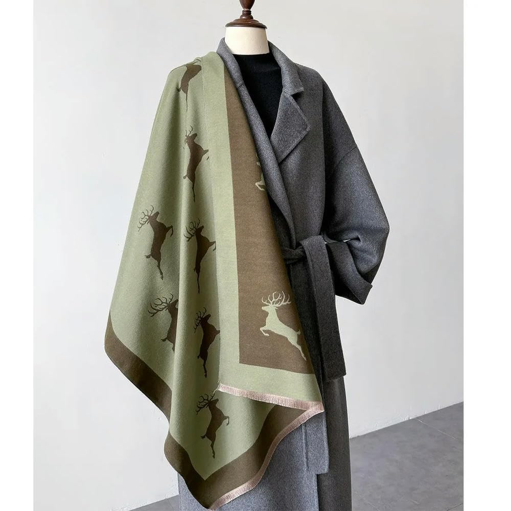 Bufandas de Moda para Hombres y Mujeres Bufandas de Lujo con Estampado de Cachemira Chal cálido para Mujer Bufanda Larga Gruesa y Grande
