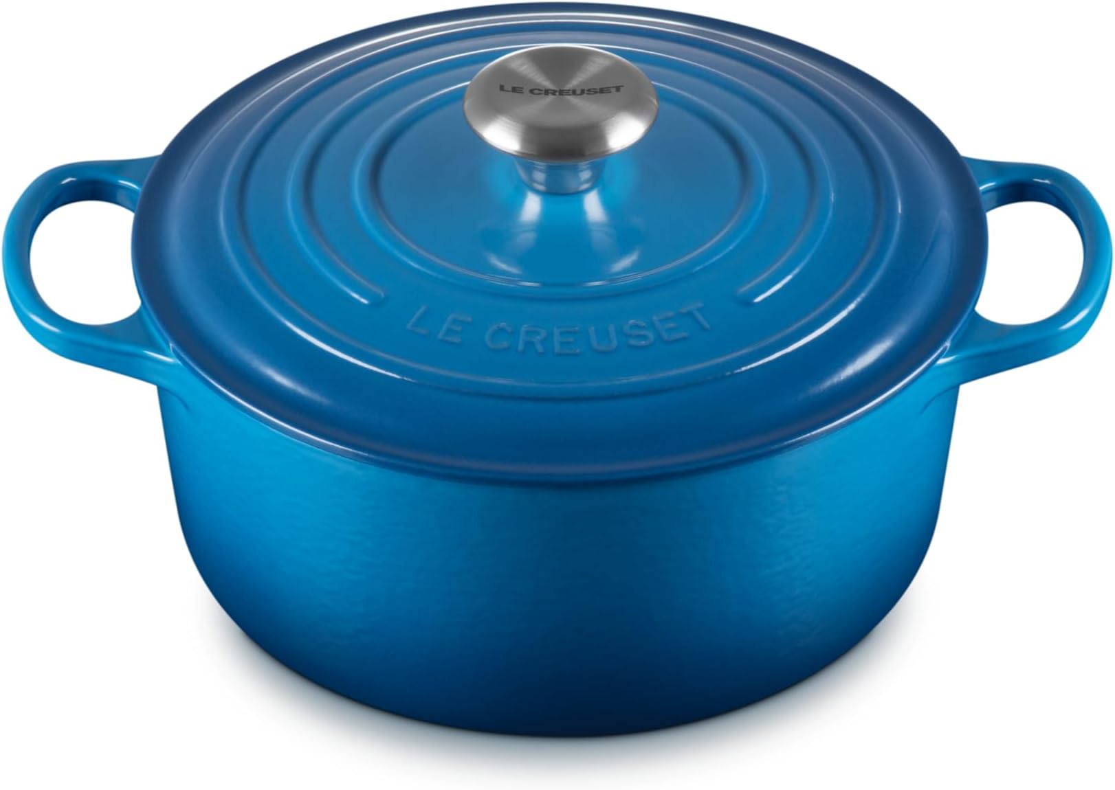 Round cast iron casserole dish, 24cm