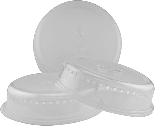 G&S Design - Fundas para microondas (3 unidades), color transparente