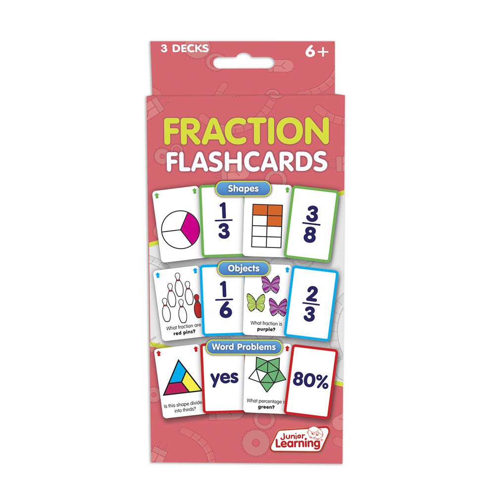 Junior Learning Fraction Flashcards, Multi - Image 2