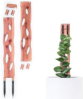 Treleaf Zella Regular Starter Kit – Wooden Extendable Plant Trellis fo...