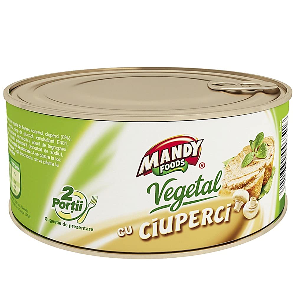 Mandy Vegetable Pate with Mushrooms - Pack of 2 X 120 g