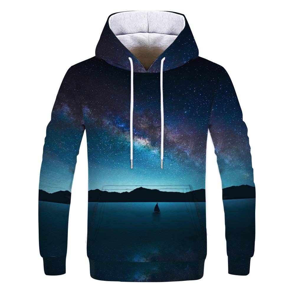 Fashion Men's and Women's 3D Sweatshirt Printing Spilled Milk Space Hoodie  Thin Men's and Women's Novelty Hoodies Cool Hoodies for Teens j1208 (Color  : 5, Size : XX-Large) : Amazon.ca: Clothing, Shoes