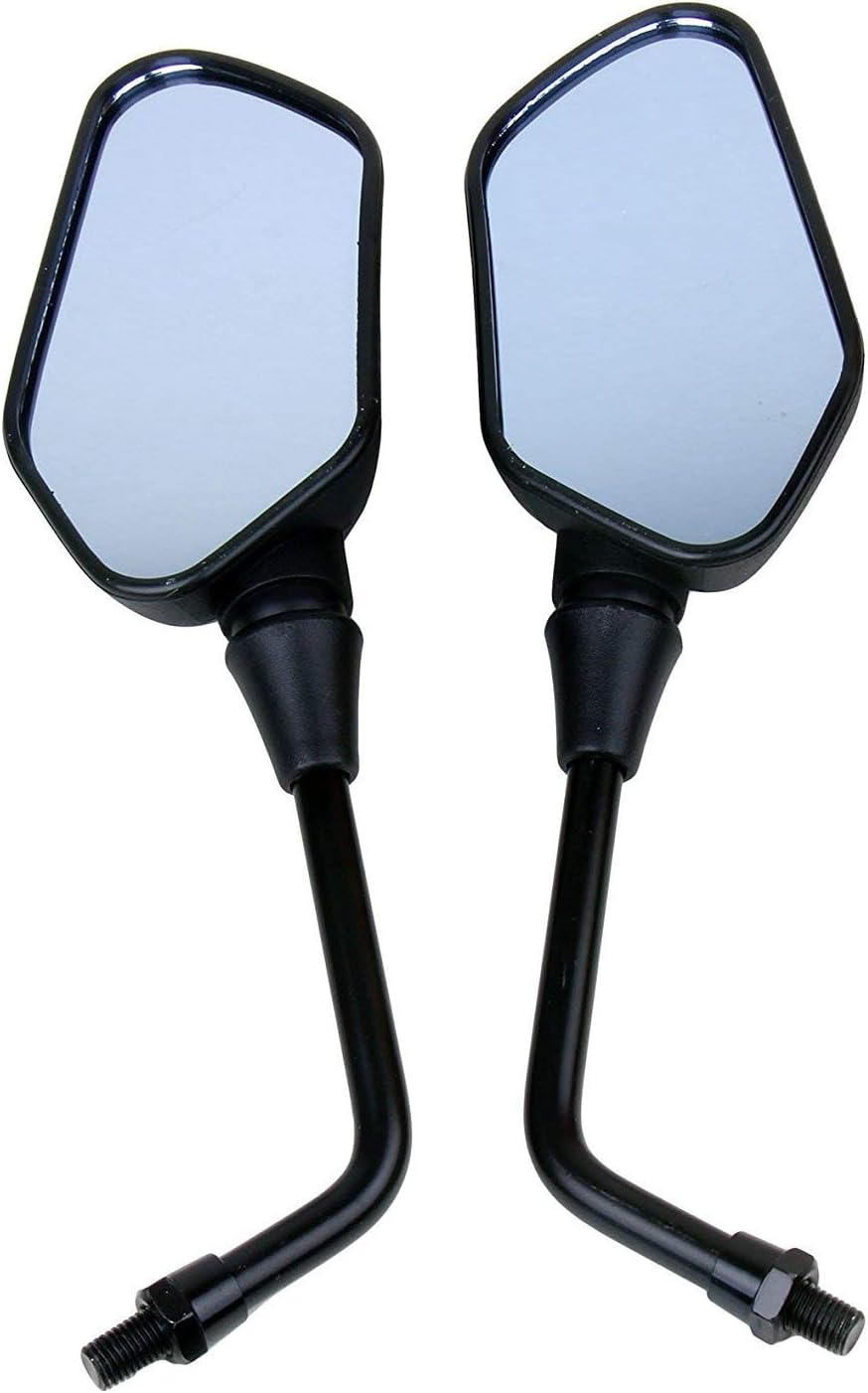 Black Rear View Mirrors Compatible for 1999 Suzuki Bandit 600 GSF600S