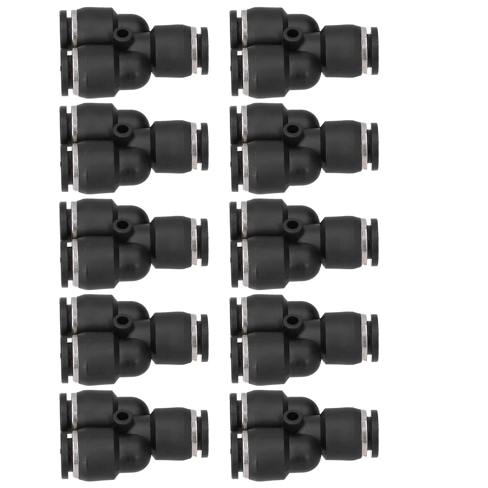 Pissente Hose Splitter PVC 3 Way Joint PY 1.0 to 1.2MPa Engraved ID Storage Case Ring Resistant Thread for Gas Tube Connection in Automation Equipment (Tracheal Outer Diameter 12mm)