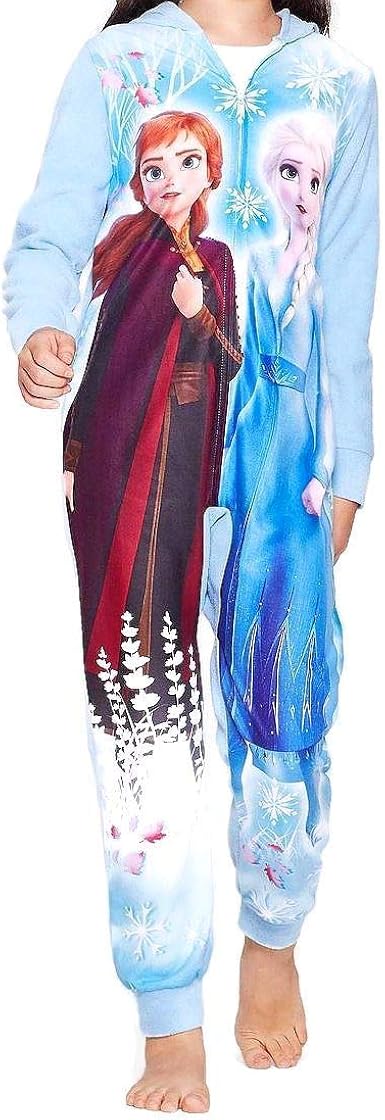 Amazon.com: American Marketing Frozen Elsa and Anna - Manta con capucha  para pijama, S 6/6x : Ropa, Zapatos y Joyería