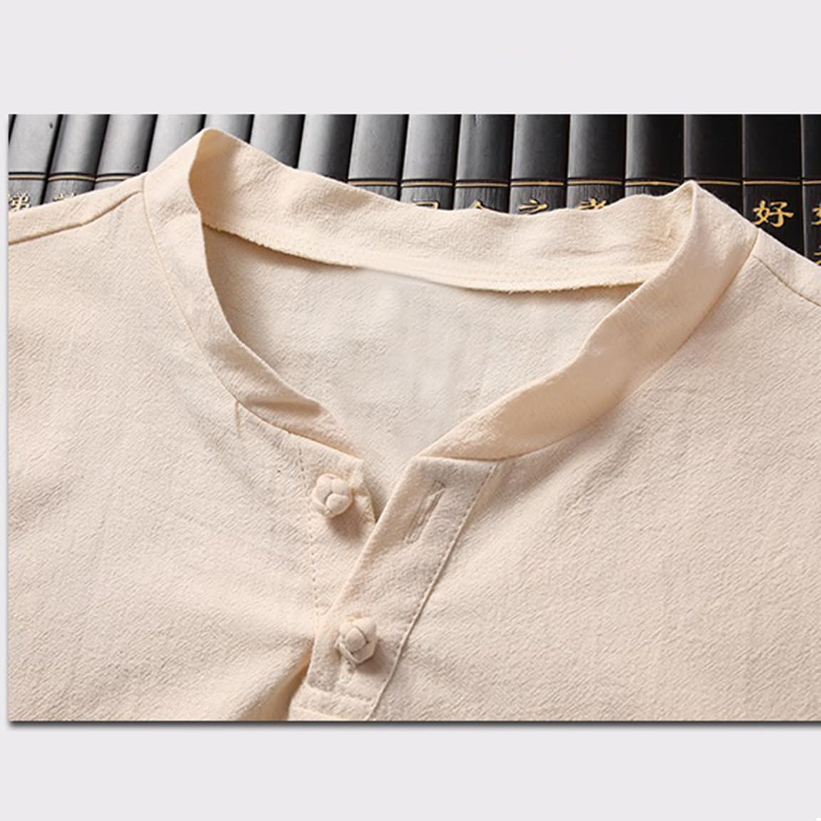 Erwachsene Tai Chi Uniform Reine Baumwoll -Kampfkunst Kung Fu Anzug kurzärmelige Tanganzug White-L