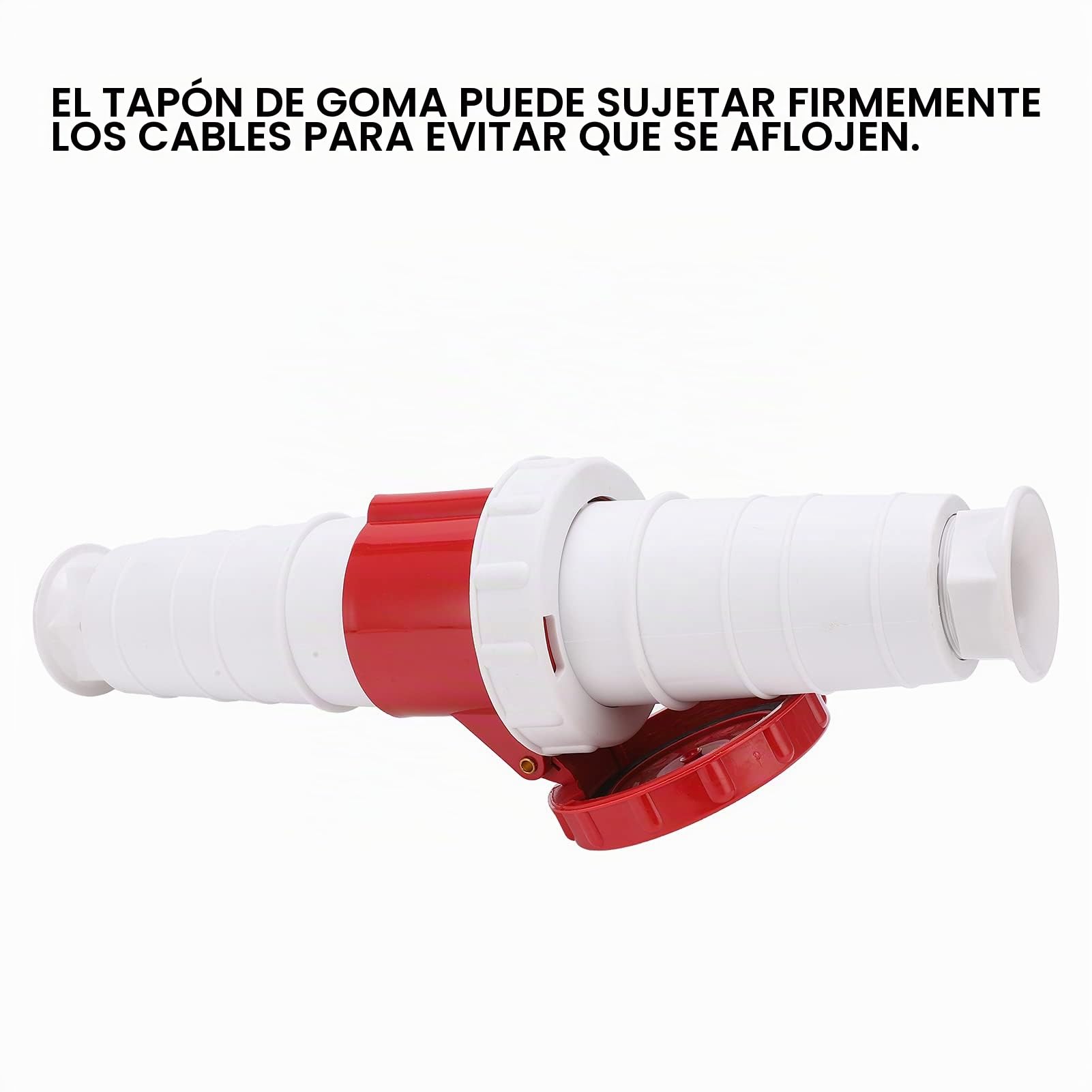 Conector Circular Industrial de alimentación de 5 pines 63A resistente al agua Industrial 3 fases 5 cables IP67 enchufe Adaptador Circular de alta potencia 380-415V 3P E N