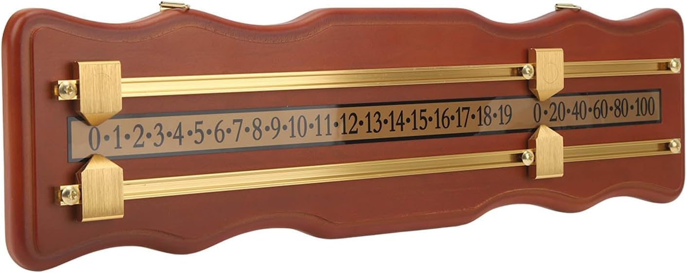 HERCHR Billiard Score Board Billiard Socreboard Shuffleboard Accessories Mounted Scoreboard Wood Score Keeper Snooker Score Keeper Shuffleboard Mounted Scoreboard Wooden Score System